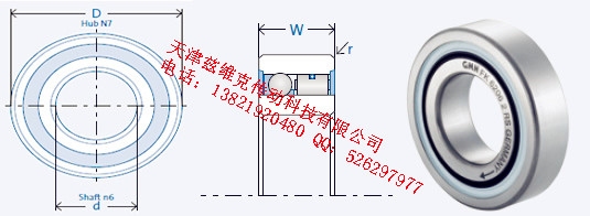 GMNFK6205-2RS單向軸承圖紙