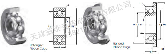 NHBB SSL-940 深溝球軸承圖紙