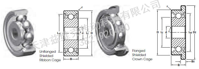 NHBB SSRI-3332ZSD501 深溝球軸承圖紙
